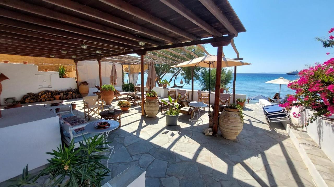 Styfilia Beachfront Apartments Platis Gialos  エクステリア 写真